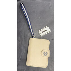 Pink by Victoria’s Secret Transparent Window ID Holder‎ Wristlet New